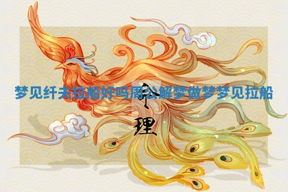 梦 🌾 见纤夫拉船好吗周公解梦 做梦梦 🥡 见拉船